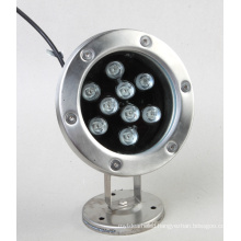 9W LED Underwater Light Single Color Waterproof